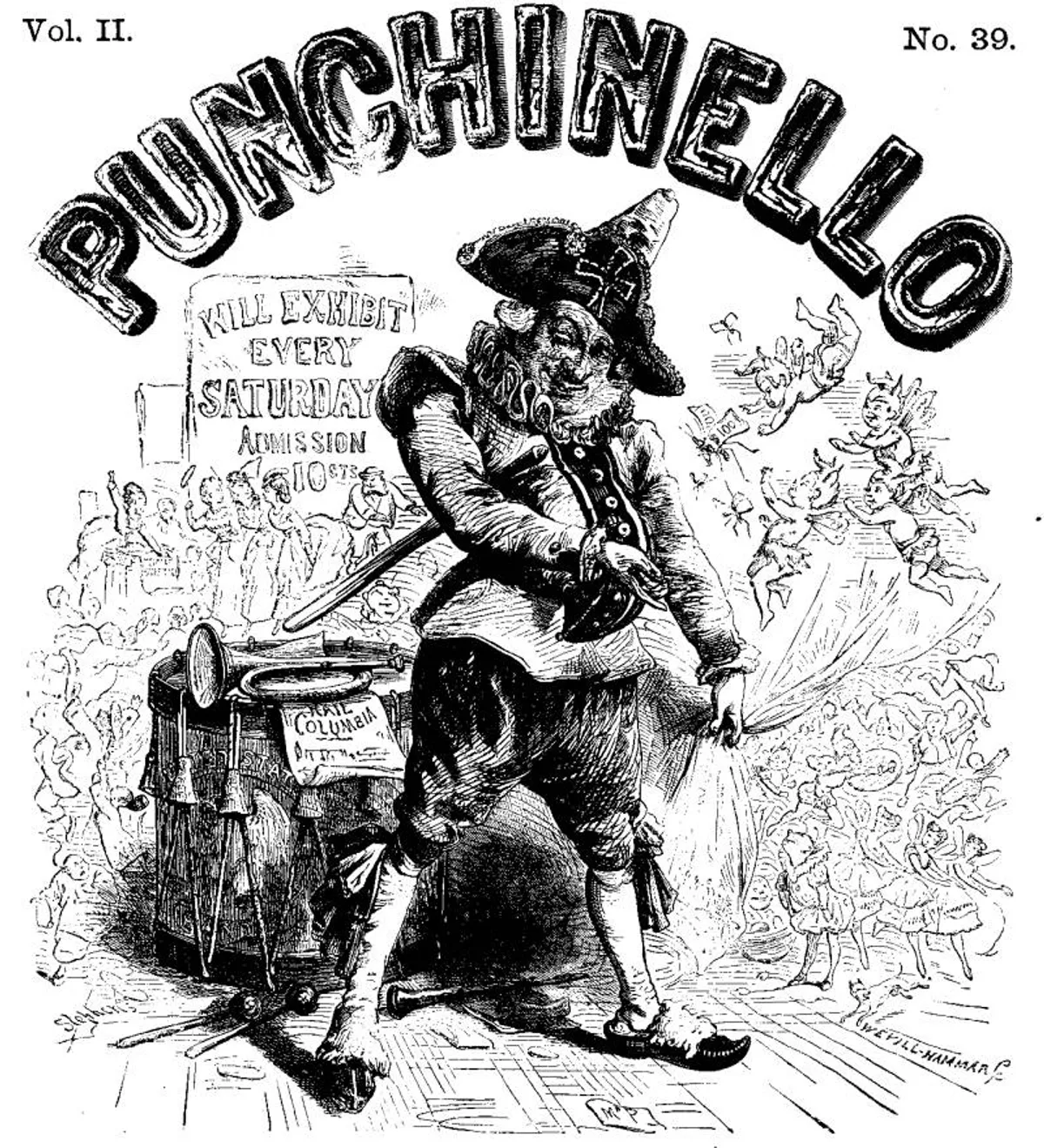 Punchinello, Volume 2, No. 39, December 24, 1870.