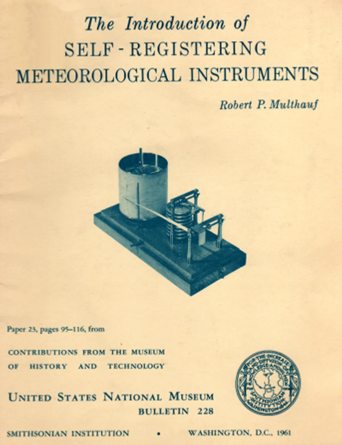 The Introduction of Self-Registering Meteorological Instruments