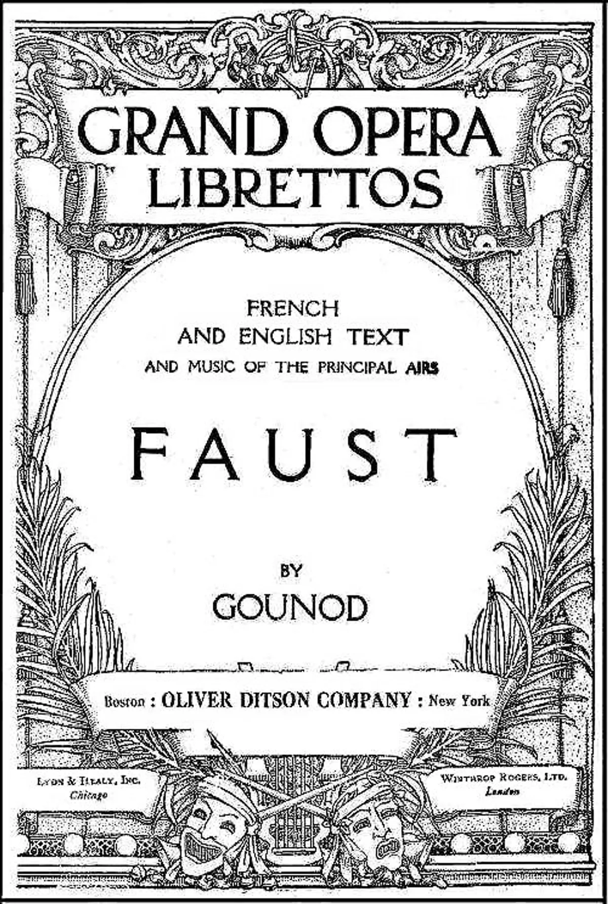 Faust: A Lyric Drama in Five Acts