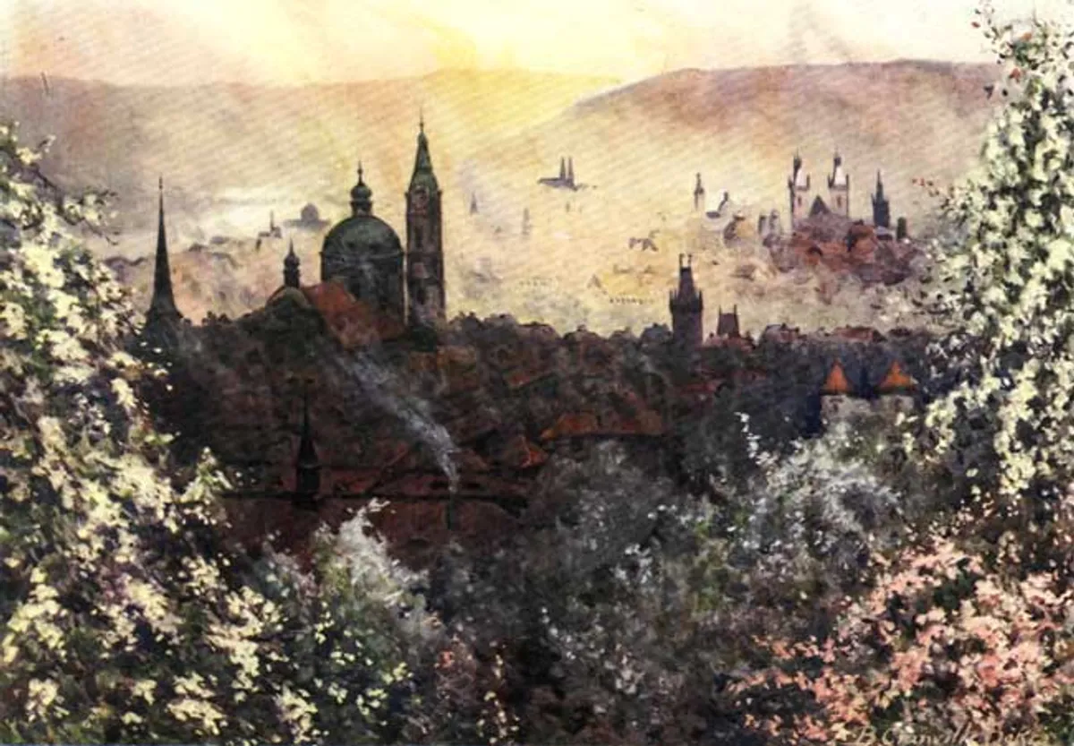 From a Terrace in Prague